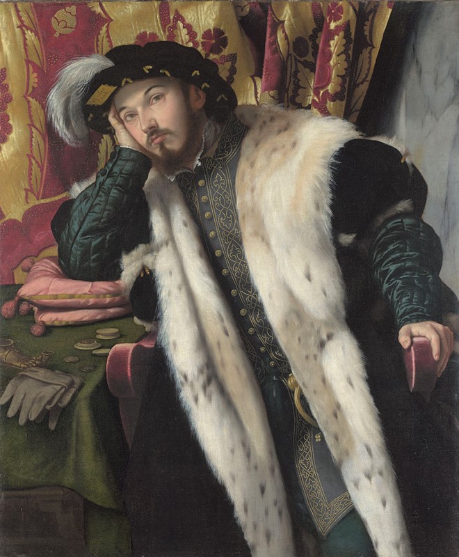 Moretto da Brescia, Bildnis eines jungen Mannes, um 1540/45, London, The National Gallery